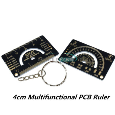 PCB Ruler Measuring Tool Resistor Capacitor 4CM Multifunctional Measure Meter