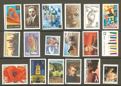 コレクション 1996 Commemorative Stamp Collection USA US 1996 Commemorative Year Set with 52 Stamps MNH | eBay