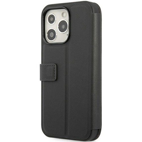 BMW Signatur Collection Leder Book Wallet Etui für Apple iPhone 13 Pro Schwarz - Picture 4 of 7