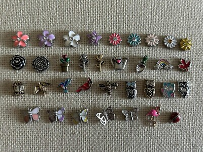 Authentic Origami Owl ''Your Choice'' Flowers, Birds & Misc Charms for Lockets #3