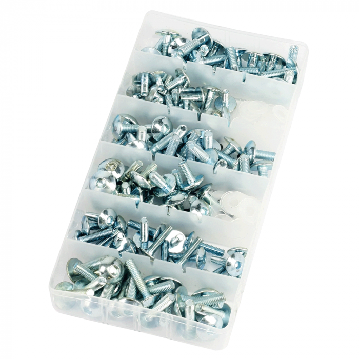 Biketek 160-Teiliges Motorrad Verkleidungs Schrauben Set-image