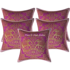 Brocade Jacquard Cushion Cover Elephant Bohemian Pillow Cases For Home Decor