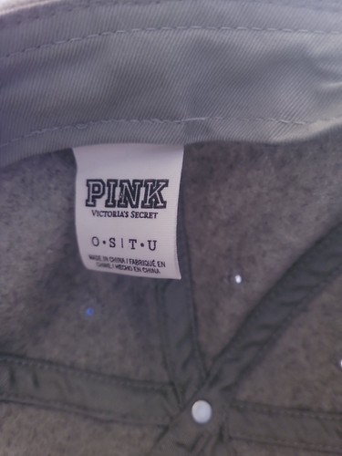 PINK - Victoria's Secret - Wool Blend - One Size Adjustable Baseball Cap Hat! - Picture 5 of 5