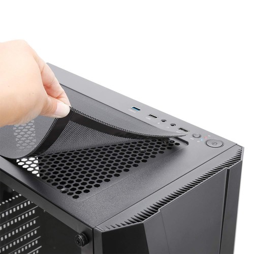 – Rogue V - Boitier PC Gamer ATX/mATX/ITX – Façade et Paroi en Verre Trempé –... - Photo 6/8