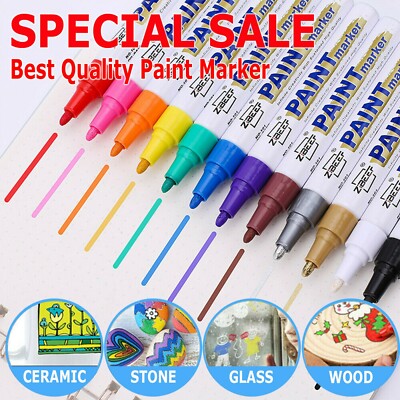  Waterproof Permanent Paint Marker Pen for Car Tyre Tire Tread Rubber Metal pen