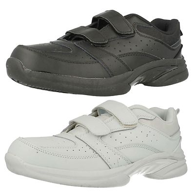 Herren Reflex Schwarz oder Weiß Zerissen Band Turnschuhe UK Größen 7-12:A2R123