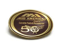 Mid America Designs Pin Corvette Parts & Accessories Gold Tone