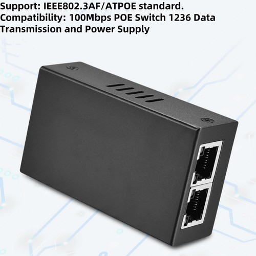100mbps Metal 2 Port POE Repeater POE Ethernet Switch Repeater Extender - Picture 10 of 10