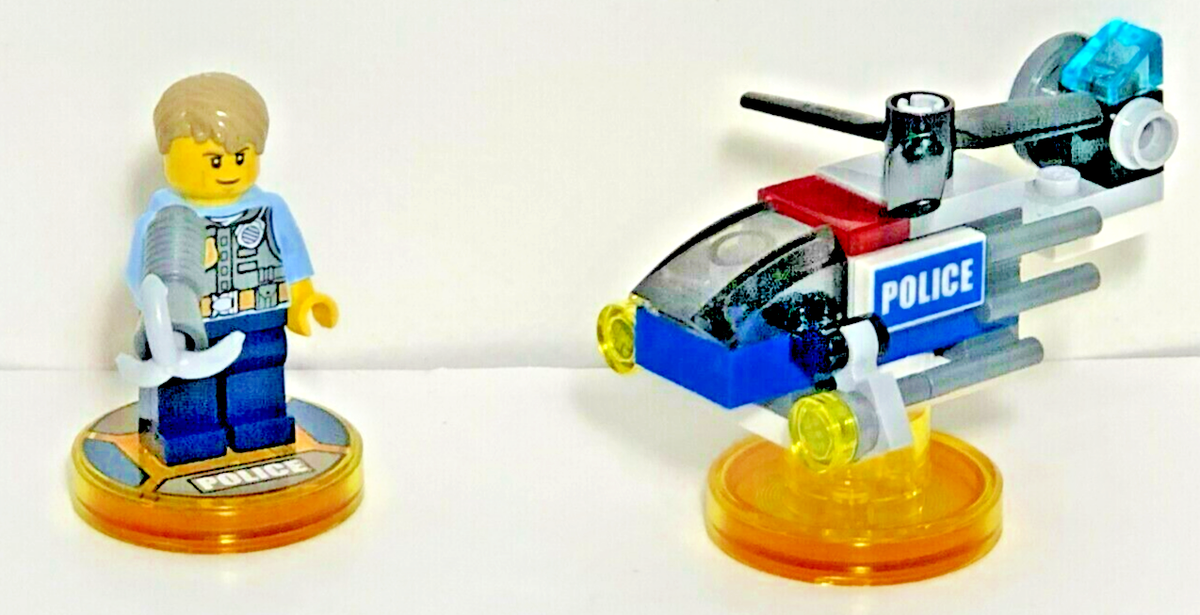 *LEGO@ Dimensions LEGO City Chase McCain Fun Pack Police Helicopter 71266 👾