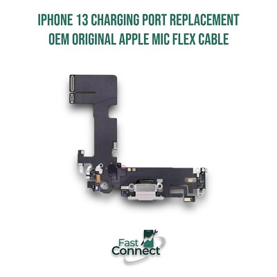 iPhone 13 Charging Port Replacement OEM Original Apple Mic Flex