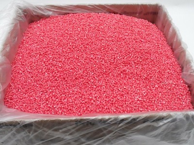 ABS Plastic Pellets 3d Printing Polylac PA-747, Opaque Pink, 10 lbs