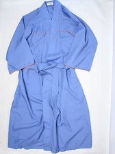 VTG Christian Dior Monsieur Robe Mens One Size Lt Blue Lightweight Belted