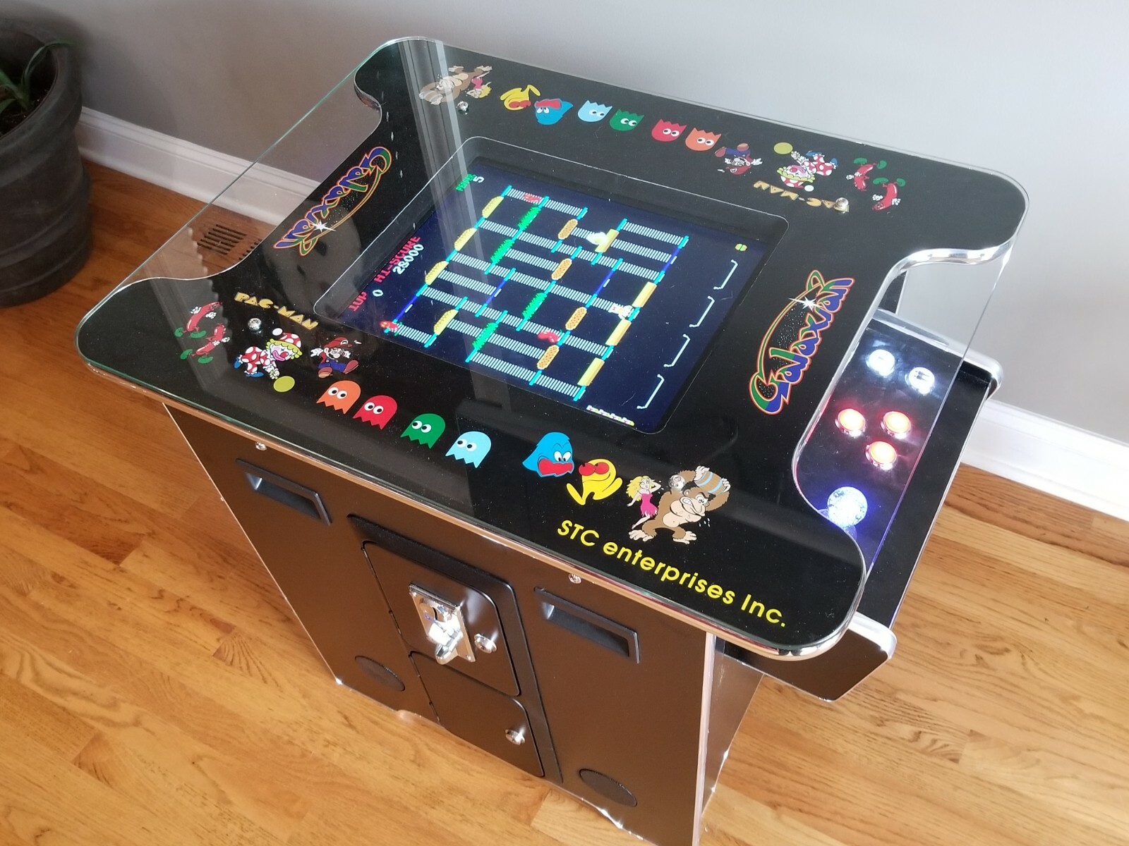 RETRO Video Arcade Cocktail Table, 412 Games, LED Buttons & Joystick!!!!!!  | eBay