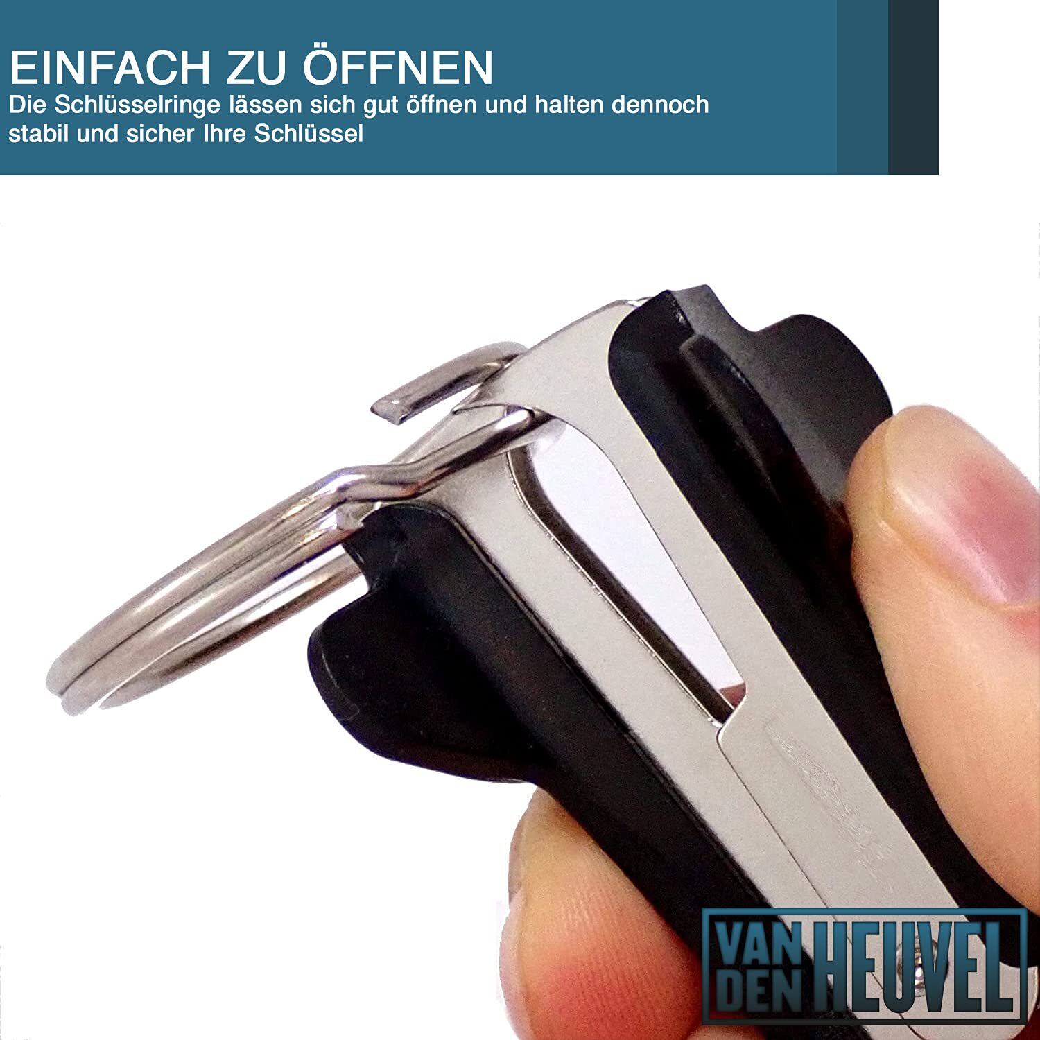 Chapuis VAB4 – 3 Anelli Spezzati In Acciaio Nichelato, Diametro 30 Mm, Per Chiavi E Portachiavi! 🔑