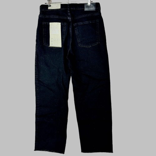 Everlane The Way High Jean Coal Black High Rise Low Stretch Women's 35Long NWT - Picture 4 of 10