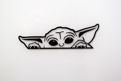Baby Yoda Starwars Grogu  Aufkleber  Sticker 6x20cm