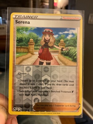 pokemon sword and shield silver tempest rare cards Pokémon TCG Serena SILVER TEMPEST 164/195 Holo Ultra Rare