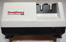 💥Chef's Choice 310 Diamond Hone Knife Sharpener White Good Working Condition