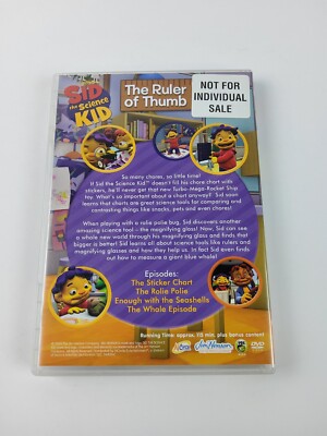 Sid the Science Kid: The Ruler of Thumb (DVD, 2010) Jim Henson