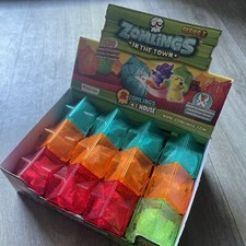 Zomlings In The Town Series 3 Counter Display W/ 12 Houses And 24 Zomlings NEW