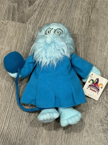 Vintage Disney Blue Haunted Mansion Hitchhiking Ghost #3 Bean Bag Plush AN - Picture 1 of 3