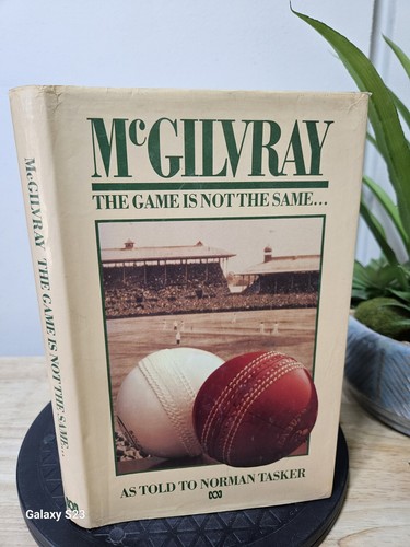 The Game Is Not The Same Hardcover Book By Alan McGilvray 1985 Cricket Sports - Picture 2 of 15