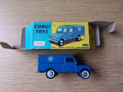 Corgi RAC Raio Rescue Land Rover Maßstab 1:43 Code 416S. Verpackt.