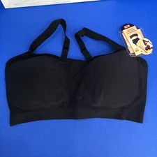 Shapermint Shaping Bra 3XL Black Everyday Comfort Straps Wireless Women