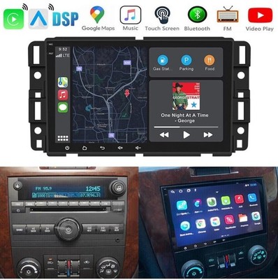 8''Car Stereo Radio For GMC Yukon Chevy Silverado Sierra Android 14 GPS Navi B