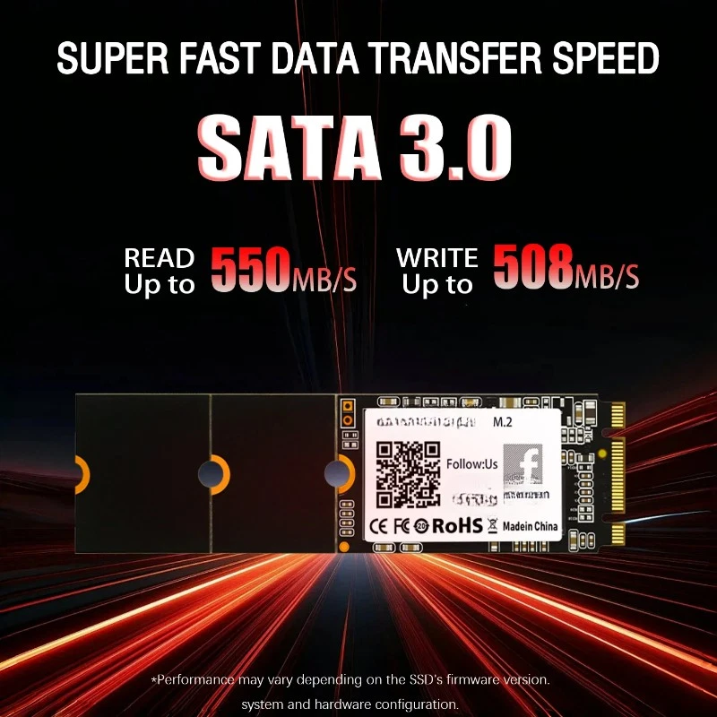 NEW SATA NGFF M2 SSD 128GB M.2 NGFF 2242 256GB 512GB HD SATA3 SSD NGFF 2280 1TB  - Image 4 of 4