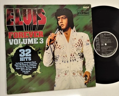 double LP 33 tours ELVIS PRESLEY forever 32 hits 89076 RCA GERMANY 1982 gema - Photo 1/3