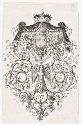 Exlibris - Arenberg / Belgium Brussels Coat Of Arms Ex-Libris Bookplate 19E