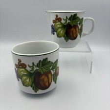 Royal Norfolk China Sugar Bowl and Milk Jug Fruit and Nut Excellent Condition