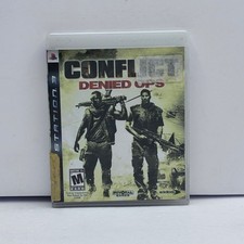 Conflict Denied Ops PlayStation 3 PS3 Video Game Co-op Shooter Multiplayer