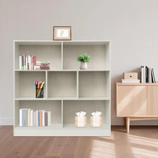 3-tier Open Shelf Bookcase 7 Cubes Storage Shelf For Home Organizer and Display