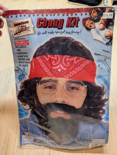 Cheech & Chong Up in Smoke Chong Set Kostüm Zubehör Perücke Bart Brille -...