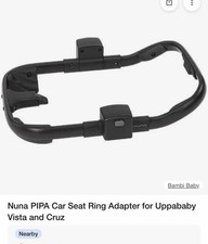Nuna PIPA Car Seat Ring Adapter for Uppababy Vista and Cruz stroller