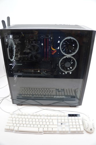 Sehr guter Zustand CyberPowerPC Gaming Desktop AMD Ryzen 7 5700G Radeon 6600XT 16GB DDR4 Ram