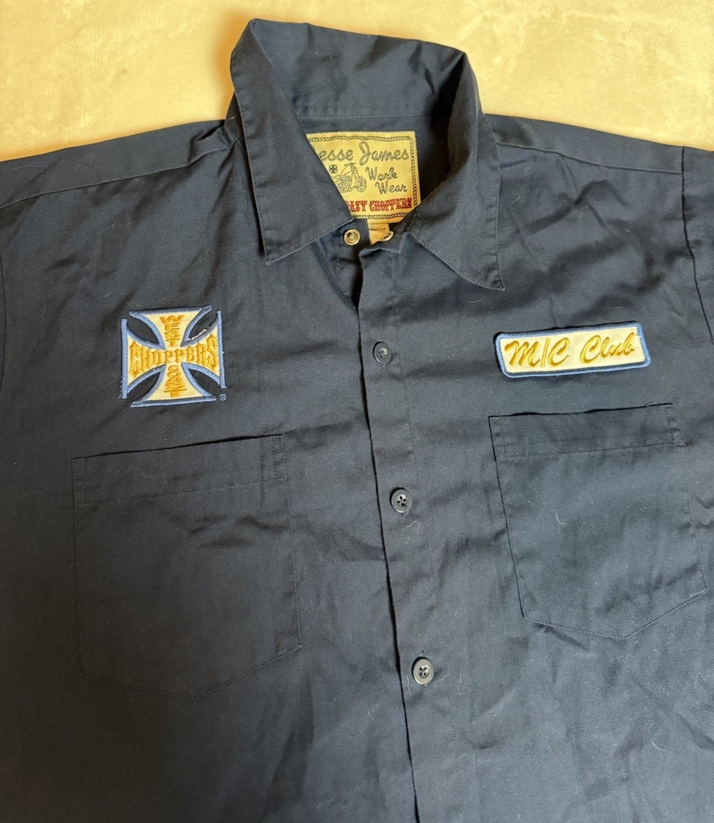 トップス West Coast Choppers S/S Work Shirt s-l400.jpg