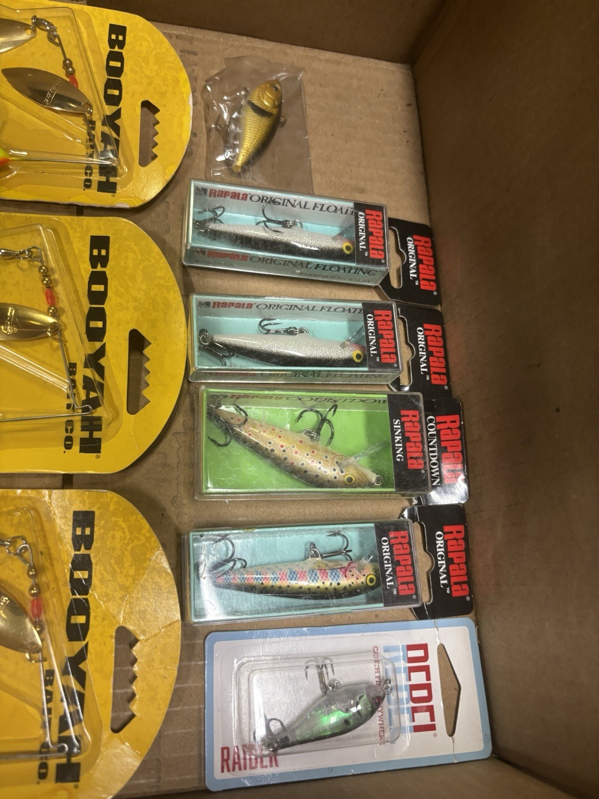 Lot Of 9 New Rapala/Rebel/Booyah Spinning, Floating & Sinking Bass Fishing Lures - Image 5
