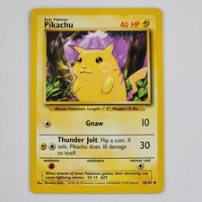 Pikachu #58 Prices | Pokemon Base Set | Pokemon Cards