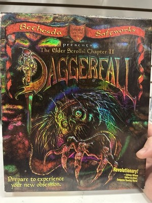 The Elder Scrolls II Daggerfall 1996 Holographic Big Box CIB