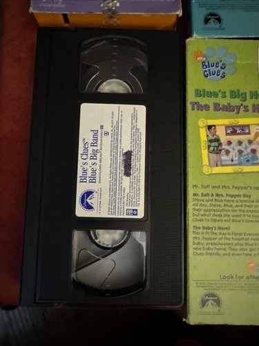 Blue’s Clues 100th Episode Celebration Nick Jr. VHS Video Lot Safari Time Band - Imagen 15 de 24