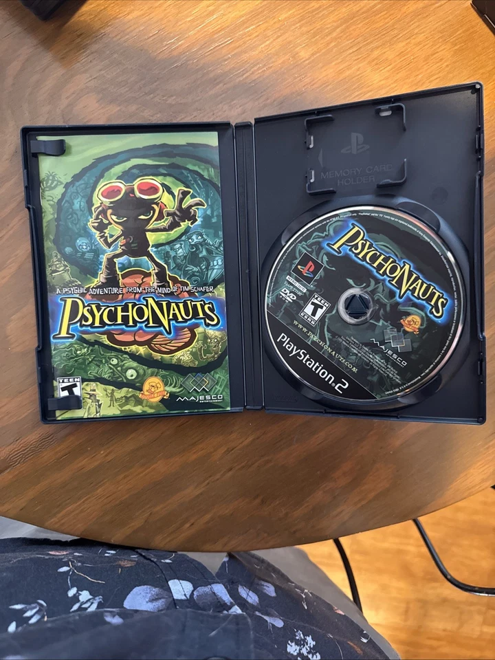 Psychonauts PS2 Sony PlayStation 2, 2005 caja abierta Foto 3 de 4