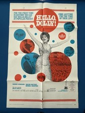 Vintage Original Barbra Streisand, Walter Matthau -HELLO DOLLY - 1 Sheet 27  x41  