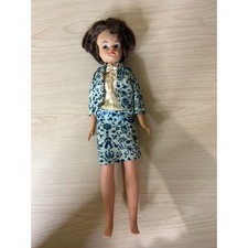 Vintage 1960s Fashion Doll Brunette Blue Eyes...