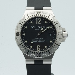 BULGARI DIAGONO AUTOMATIK CHRONO HERREN UHR 40MM SD40S TOP BV082