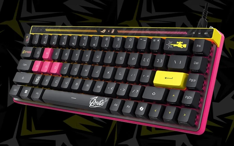 ASUS ROG FALCHION Ace HFX ZywOo Wired RGB Gaming Mechanical Keyboard 65 Key - Image 2 of 3