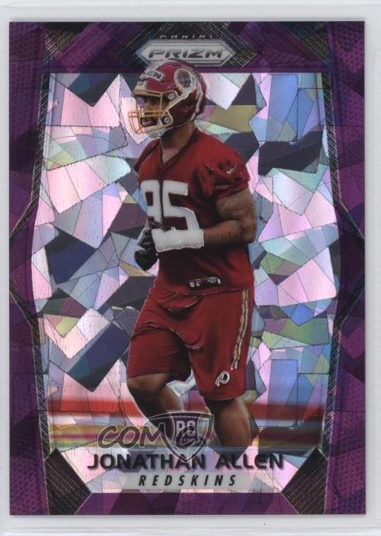 2017 Panini Prizm Rookies Purple Crystals Prizm 11/75 Jonathan Allen #224 7xr