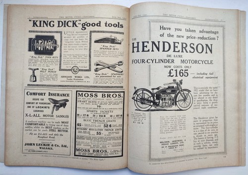 Motor Cycle Magazine 1922 Junior Senior TT Reports, Winners, Engines Ner a Car - Picture 12 of 13